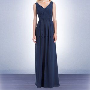 Bill Levkoff Navy Bridesmaid/Prom Dress Navy Blue